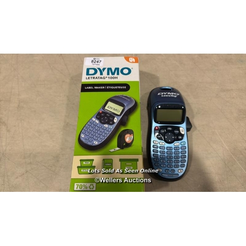 8247 - DYMO LETRATAG LT-100H HANDHELD LABEL MAKER | ABC KEYBOARD LABEL PRINTER WITH EASY-TO-USE, 13 CHARACT... 