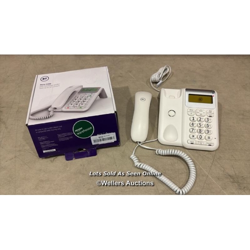 8252 - BT DECOR 2200 CORDED LANDLINE HOUSE PHONE, PHONEBOOK, HANDSFREE, MUTE BUTTON, 1571 MESSAGE INDICATOR... 