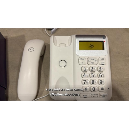 8252 - BT D ©COR 2200 CORDED LANDLINE HOUSE PHONE, PHONEBOOK, HANDSFREE, MUTE BUTTON, 1571 MESSAGE INDICATO... 