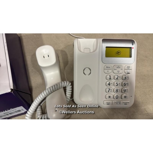 8252 - BT D ©COR 2200 CORDED LANDLINE HOUSE PHONE, PHONEBOOK, HANDSFREE, MUTE BUTTON, 1571 MESSAGE INDICATO... 