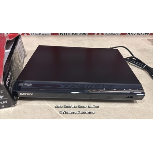 8266 - SONY DVPSR760H DVD UPGRADE PLAYER (HDMI, 1080 PIXEL UPSCALING, USB CONNECTIVITY), UK 3 PIN PLUG, BLA... 