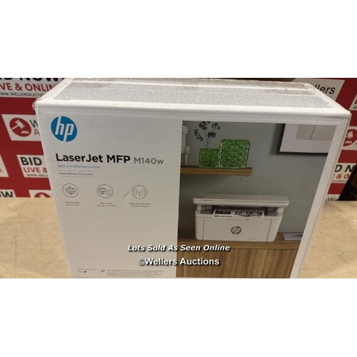 8292 - HP LASERJET MFP M140W WIRELESS BLACK & WHITE MULTI-FUNCTION PRINTER (1 YEAR LIMITED WARRANTY) / MINI... 