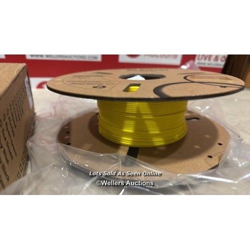 8305 - ELEGOO PLA+ FILAMENT 1.75MM YELLOW 1KG, PLA PLUS TOUGHER AND STRONGER 3D PRINTER FILAMENT, DIMENSION... 