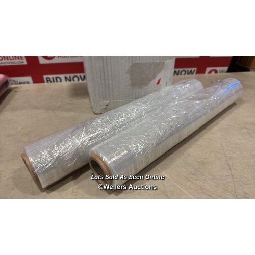 8308 - ASPECT THICK PALLET WRAP CLING FILM | HEAVY DUTY SHRINK WRAP | TEAR RESISTANT STRETCH WRAP ROLLS 400... 