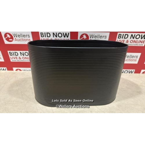 8351 - TYPHOON BREAD BIN - BLACK - OTTO RANGE / SOME SMALL DENTS