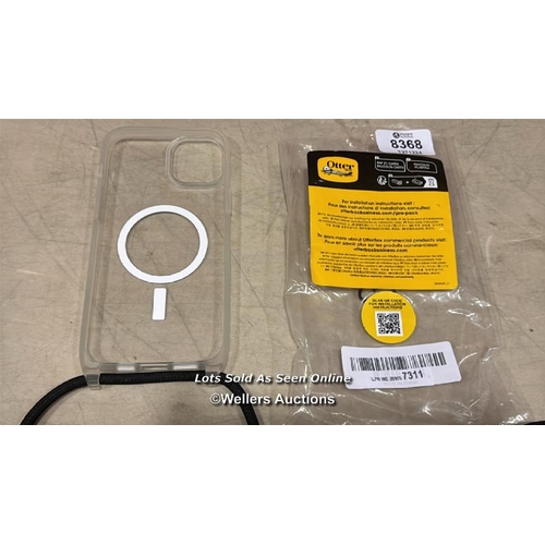 8368 - OTTERBOX REACT NECKLACE CASE WITH MAGSAFE FOR IPHONE 15 PLUS / 14 PLUS, SLIM PROTECTIVE CASE WITH AD... 