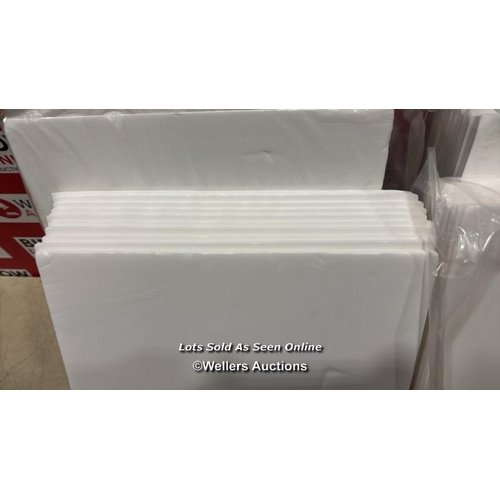 8370 - RRP: 46 - BOX OF: ASELECTED 10 PACK A3 (420 X 297MM) FOAM BOARD, 5MM THICK POLYSTYRENE FOAM SHEET FO... 