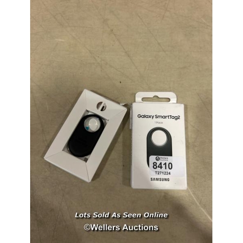 8410 - SAMSUNG GALAXY SMARTTAG2 BLUETOOTH TRACKER (1 PACK), COMPASS VIEW AR, FIND LOST MODE, BLACK / MINIMA... 