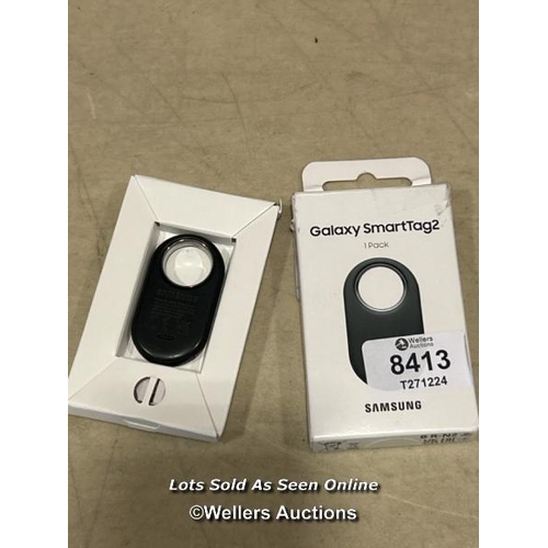 8413 - SAMSUNG GALAXY SMARTTAG2 BLUETOOTH TRACKER (1 PACK), COMPASS VIEW AR, FIND LOST MODE, BLACK / MINIMA... 