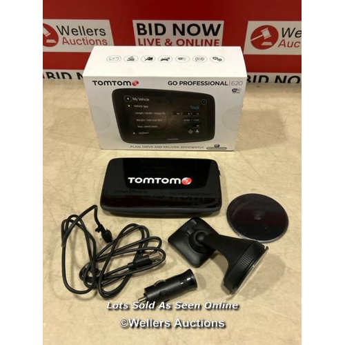 8469 - TOMTOM TRUCK SAT NAV GO PROFESSIONAL 620 WITH EUROPEAN MAPS AND TRAFFIC SERVICES (VIA SMARTPHONE), U... 