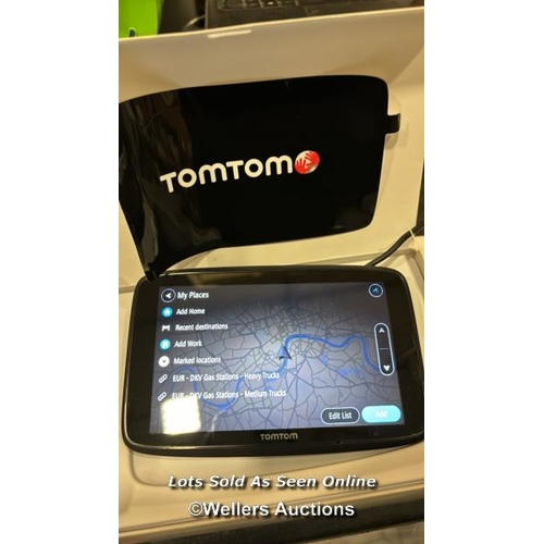 8469 - TOMTOM TRUCK SAT NAV GO PROFESSIONAL 620 WITH EUROPEAN MAPS AND TRAFFIC SERVICES (VIA SMARTPHONE), U... 