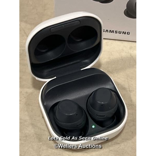 8486 - SAMSUNG GALAXY BUDS FE WIRELESS EARBUDS, ACTIVE NOISE CANCELLING, COMFORT FIT, GRAPHITE, 2 YEAR MANU... 