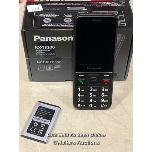 8495 - PANASONIC KX-TF200 MOBILE PHONE, DUAL-BAND GSM 900/1800 MHZ, 2.4