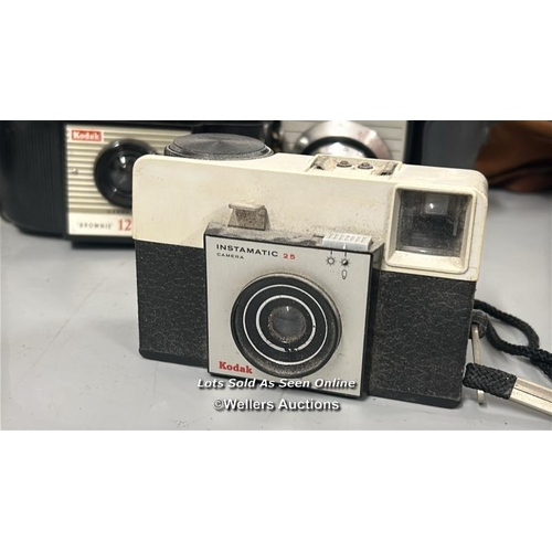 278 - Four cameras including GAF Memo 35 ET, Kodak Instamatic 25, Kodak 'Bantam' Colorsnap II and Kodak 'B... 