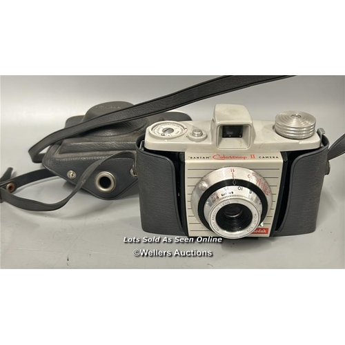 278 - Four cameras including GAF Memo 35 ET, Kodak Instamatic 25, Kodak 'Bantam' Colorsnap II and Kodak 'B... 