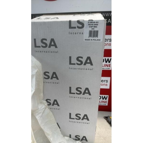 9531 - LSA INTERNATIONAL MOYA VASE G285-40-301 / BRAND NEW / G6