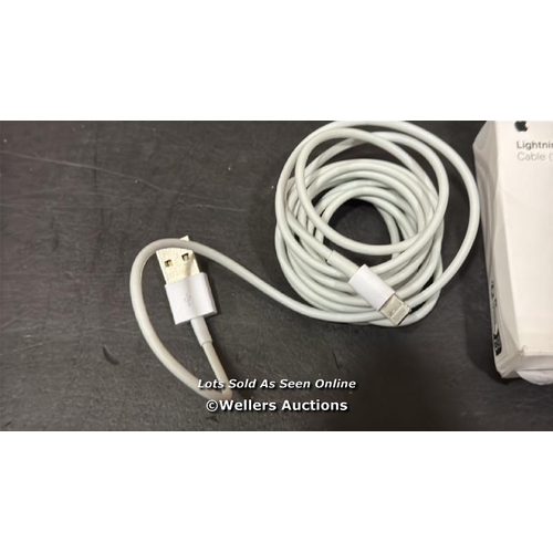 8041 - APPLE LIGHTNING TO USB CABLE (2 M) / MINIMAL SIGNS OF USE / NOT FULLY TESTED / SEE IMAGES