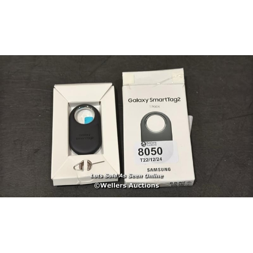 8050 - SAMSUNG GALAXY SMARTTAG2 BLUETOOTH TRACKER (1 PACK), COMPASS VIEW AR, FIND LOST MODE, BLACK / MINIMA... 