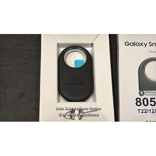 8050 - SAMSUNG GALAXY SMARTTAG2 BLUETOOTH TRACKER (1 PACK), COMPASS VIEW AR, FIND LOST MODE, BLACK / MINIMA... 