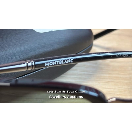 8180 - MONT BLANC MB 0242S 002 SUNGLASSES / APPEARS NEW OR EX-DISPLAY / SEE IMAGES / G7