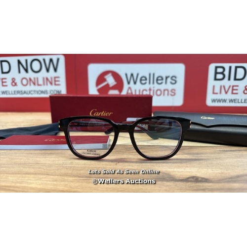 8181 - CARTIER CT0006OA 004 FRAMES / APPEARS NEW OR EX-DISPLAY / SEE IMAGES / G7