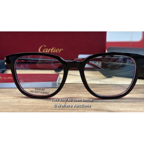 8181 - CARTIER CT0006OA 004 FRAMES / APPEARS NEW OR EX-DISPLAY / SEE IMAGES / G7