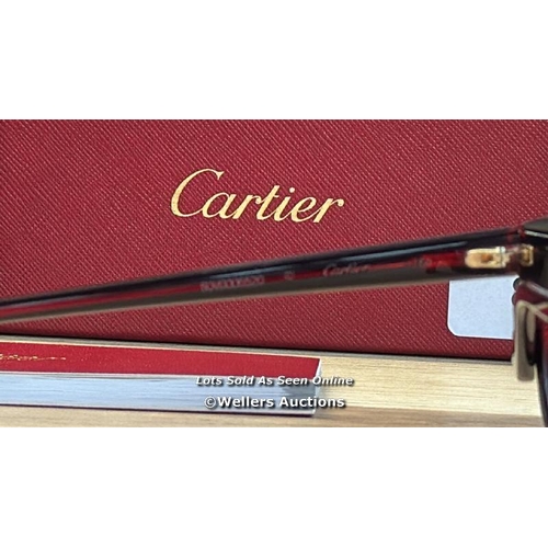 8181 - CARTIER CT0006OA 004 FRAMES / APPEARS NEW OR EX-DISPLAY / SEE IMAGES / G7