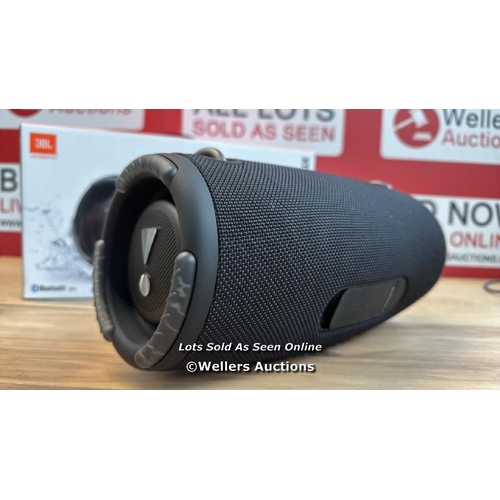 8184 - JBL XTREME 3 WIRELESS BLUETOOTH SPEAKER / MINIMAL, IF ANY SIGNS OF USE / POWERS UP & CONNECTS TO BLU... 