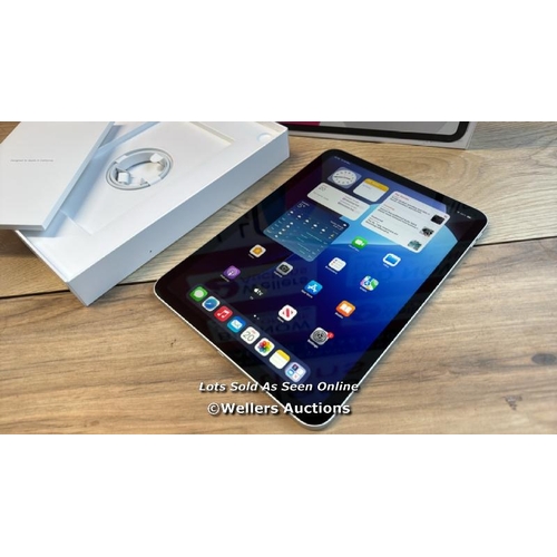 8187 - APPLE IPAD 10TH GEN, 10.9 INCH, WIFI, 64GB IN SILVER, MCM74NF/A / APPEARS TO BE IN 