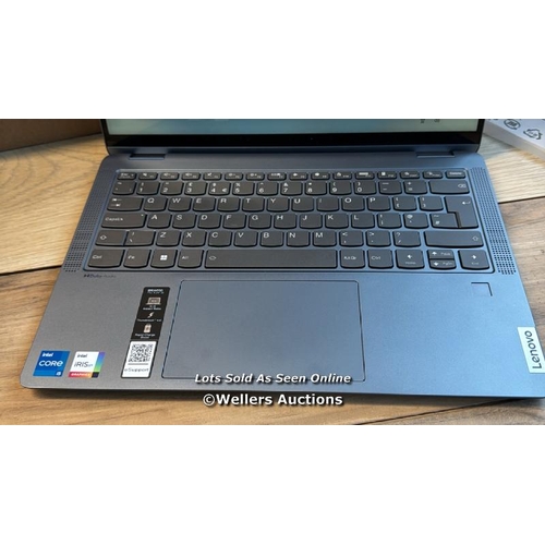 8189 - LENOVO IDEAPAD FLEX 5, INTEL CORE I5, 16GB RAM, 512GB SSD, 14 INCH CONVERTIBLE 2 IN 1 LAPTOP, 82Y000... 