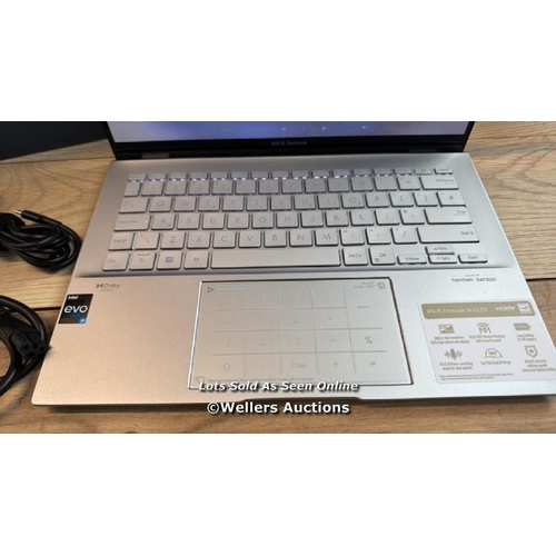 8191 - ASUS ZENBOOK / INTEL CORE I9-13900H PROCESSOR / INTEL IRIS XE GRAPHICS / 16GB RAM / 1TB SSD / 14 INC... 