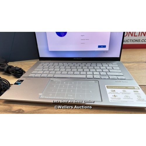 8191 - ASUS ZENBOOK / INTEL CORE I9-13900H PROCESSOR / INTEL IRIS XE GRAPHICS / 16GB RAM / 1TB SSD / 14 INC... 