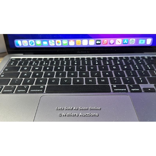 8193 - APPLE MACBOOK AIR 2020 / APPLE M1 CHIP, 8-CORE CPU WITH 4 PERFORMANCE CORES AND 4 EFFICIENCY CORES /... 