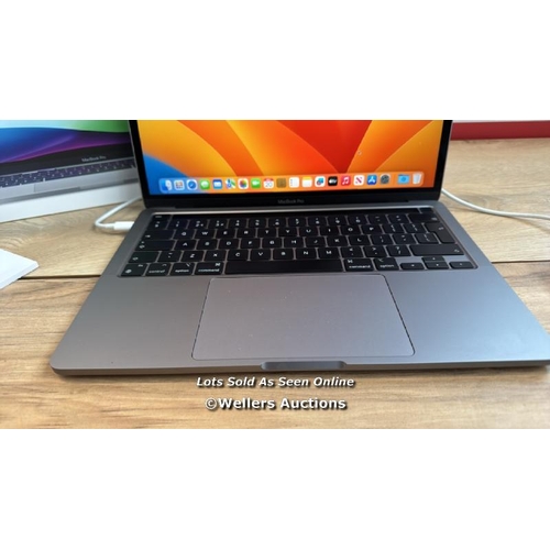 8196 - APPLE MACBOOK PRO 2022 / APPLE M2 CHIP / 8GB RAM / 256GB SSD / 13.3 INCH / SPACE GREY / MNEH3B/A / A... 