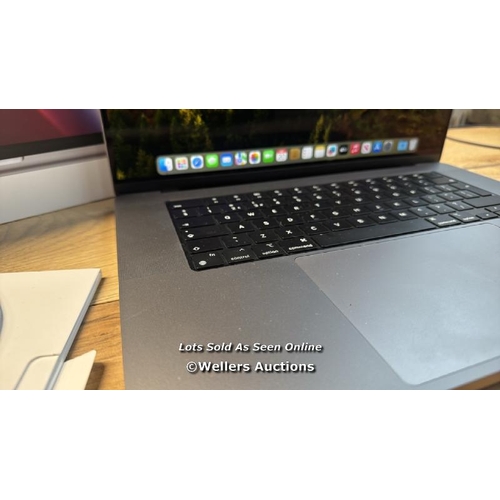 8199 - APPLE MACBOOK PRO, APPLE M2 PRO CHIP 12-CORE CPU, 19-CORE GPU, 16GB RAM, 512GB SSD, 16 INCH IN SPACE... 