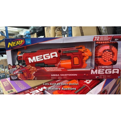 8200 - NERF N-STRIKE MEGA MASTODON MOTORIZED MEGA BLASTER WITH 72 DARTS / BRAND NEW / P2