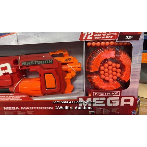 8200 - NERF N-STRIKE MEGA MASTODON MOTORIZED MEGA BLASTER WITH 72 DARTS / BRAND NEW / P2