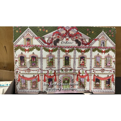 1007 - CATH KIDSTON ADVENT CALENDAR, 24 BATH & BODY BEAUTY PRODUCTS INCLUDE HAND CREAMS, LOTIONS, SCRUBS & ... 