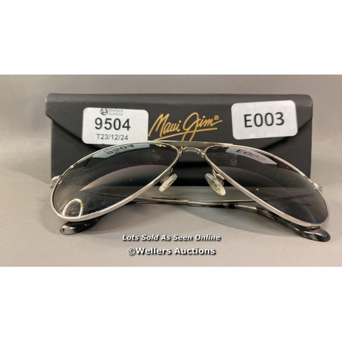 9504 - MAUI JIM SUNGLASSES MODEL MP264-17 INC. CASE