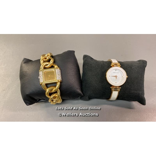 9551 - WATCHES X2 INC. ANNE KLEIN AND THE FRANKLIN MINT 1989