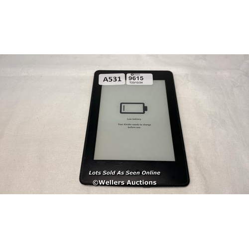 9615 - AMAZON KINDLE/ MODEL DP75SDI/ BLACK