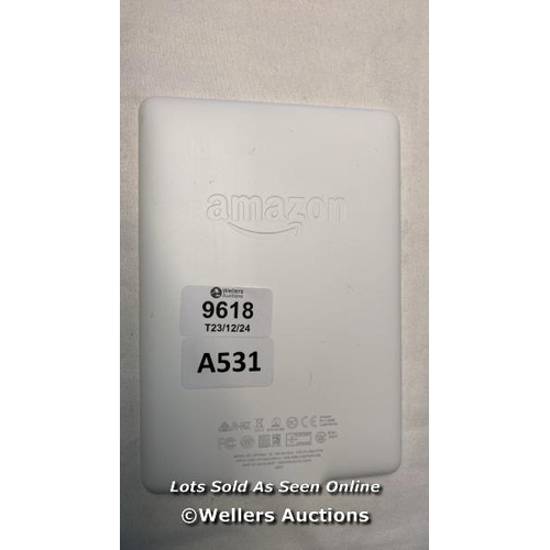 9618 - AMAZON KINDLE/ MODEL DP75SDI/ WHITE