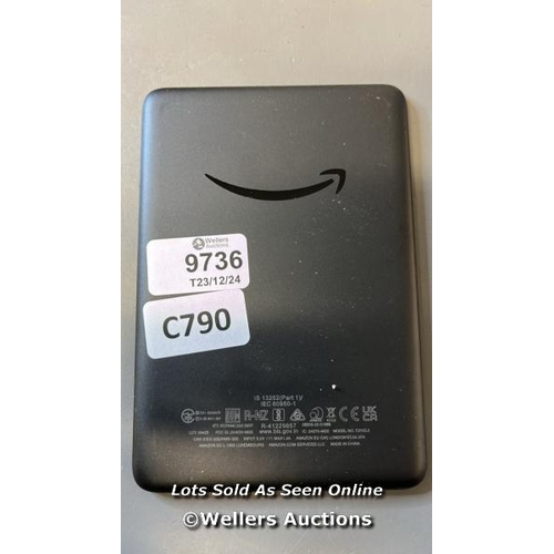 9736 - AMAZON KINDLE MODEL :C2V2L3