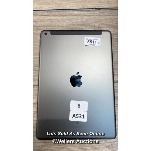 5178 - APPLE IPAD 10.2'' 9TH GEN (2021) / A2603 / 64GB / SERIAL: V0CKKFXKPD / I-CLOUD LOCKED / RESTORED TO ... 