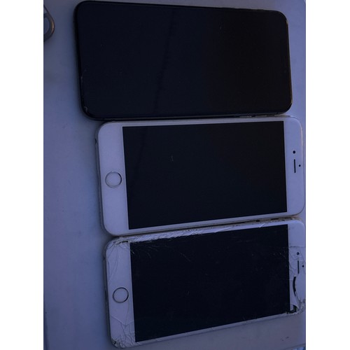 5012 - 7X APPLE IPHONES / MIXED MODELS / ICLOUD LOCKED / SOME WITH DAMAGE SEE IMAGES