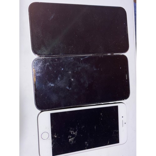 5027 - 8X MIXED APPLE IPHONE MODELS / ICLOUD LOCKED / SEE IMAGES