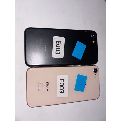 5027 - 8X MIXED APPLE IPHONE MODELS / ICLOUD LOCKED / SEE IMAGES