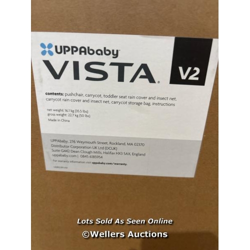 189 - RRP: 849 UPPABABY VISTA V2 SET LUCY ROSEWOOD MELANGE / NEW AND SEALED / COLLECTION FROM DARTFORD