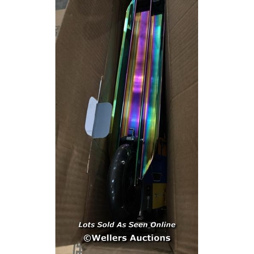 1027 - MICRO SPRITE LED NEOCHROME SCOOTER, APPEARS NEW OPEN BOX / LOCATED IN DARTFORD