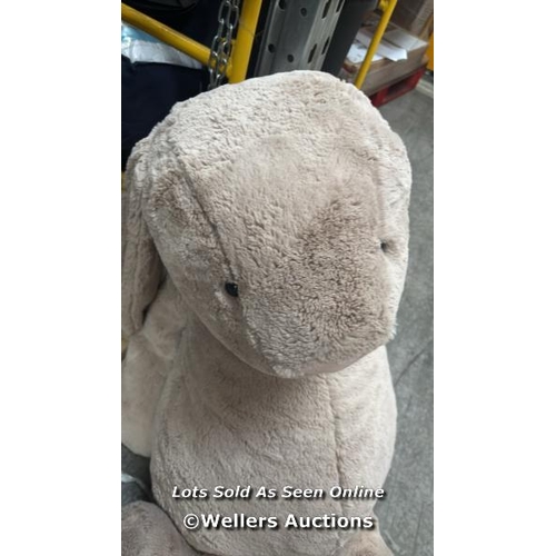 1034 - JELLY CAT BASHFUL BEIGE BUNNY REALLY BIG / LOCATED IN DARTFORD